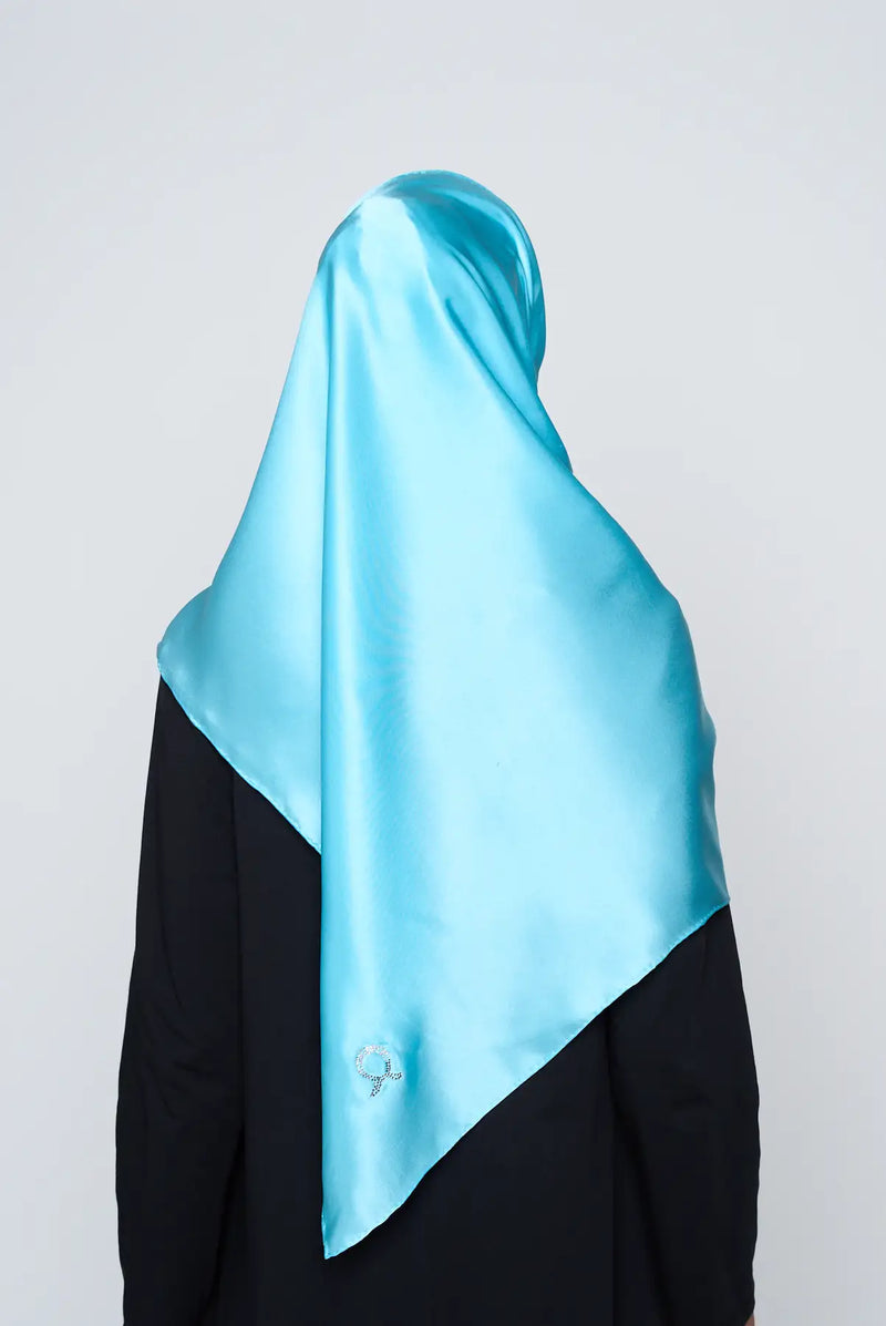 text -- high gloss aqua blue