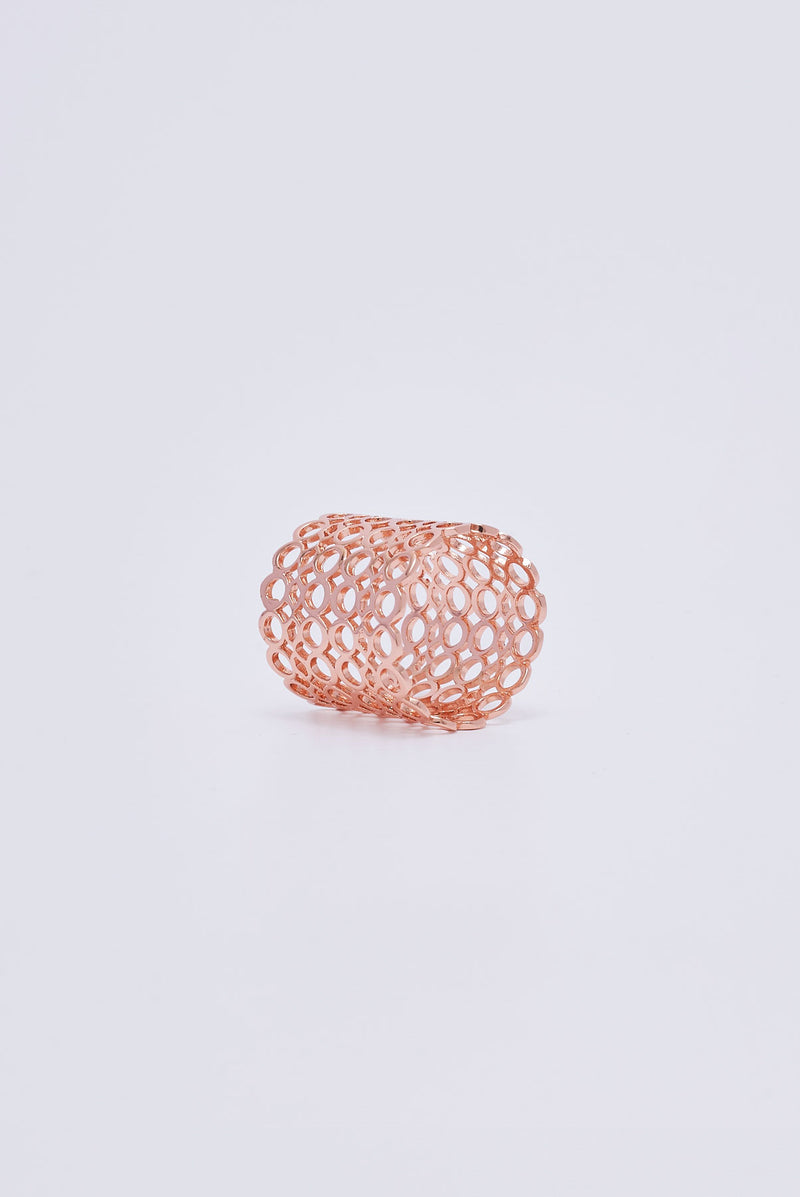text -- rose gold ring