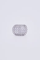 text -- silver ring