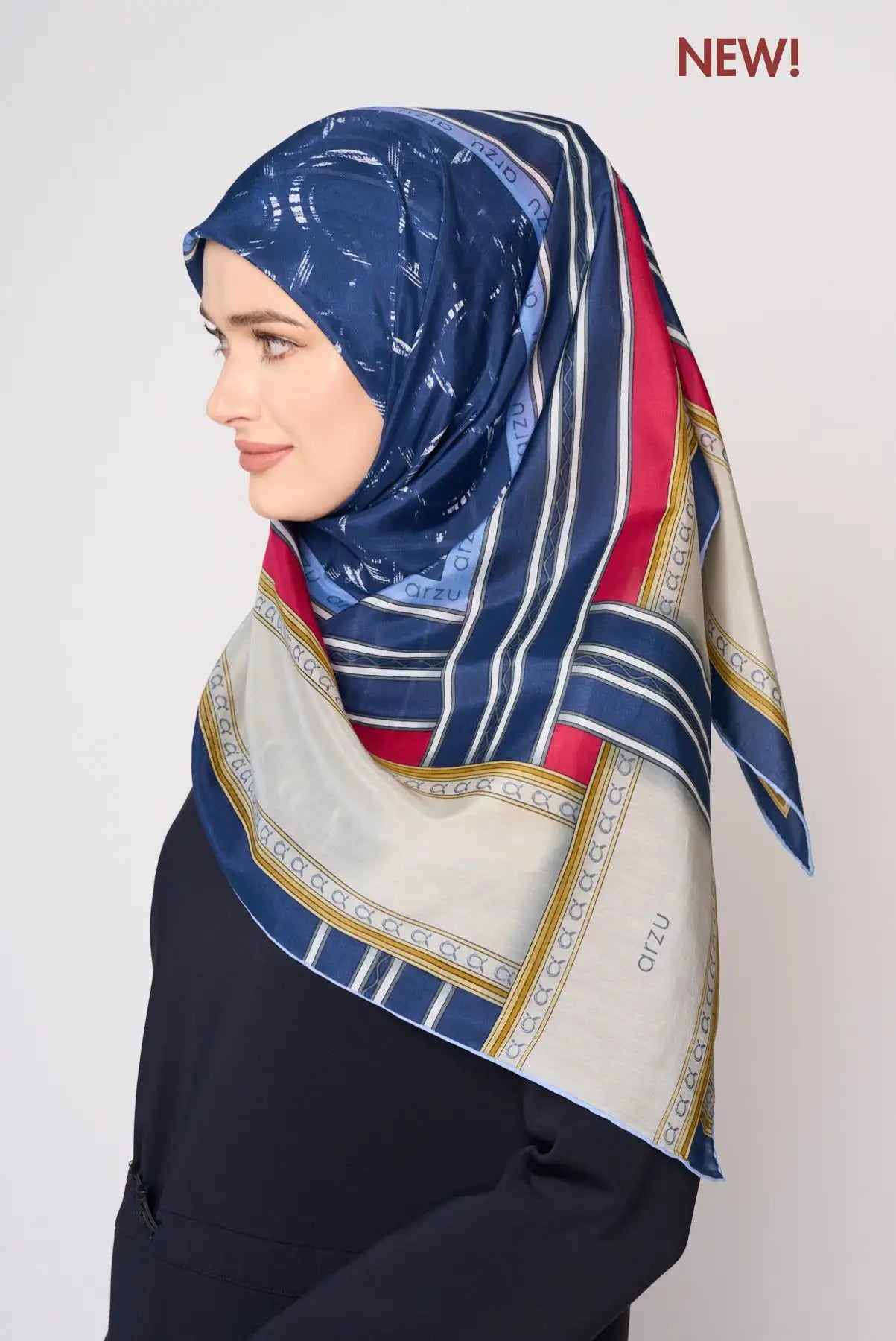 text -- floating navy red