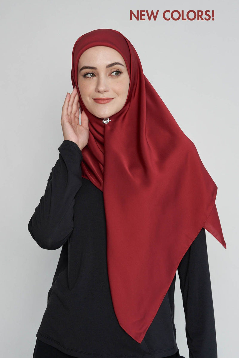 plaintastic mute satin square Large No-Silk Silk™ Italian Stitch hem
