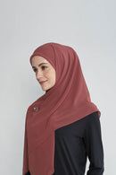 stretch-it square Large GEORGETTE Italian stitch hem