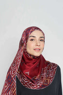 diamond lattices are forever scarf SERIOUSLY SATIN SILK