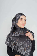 diamond lattices are forever scarf SERIOUSLY SATIN SILK
