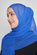 text -- crepe silk jet set blue