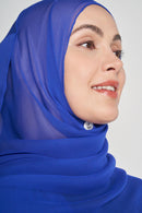 text -- crepe silk magnificent blue