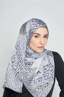 diamond lattices are forever scarf SERIOUSLY SATIN SILK