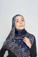 diamond lattices are forever scarf SERIOUSLY SATIN SILK