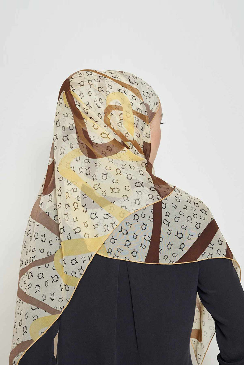 a-motion scarf CREPE SILK