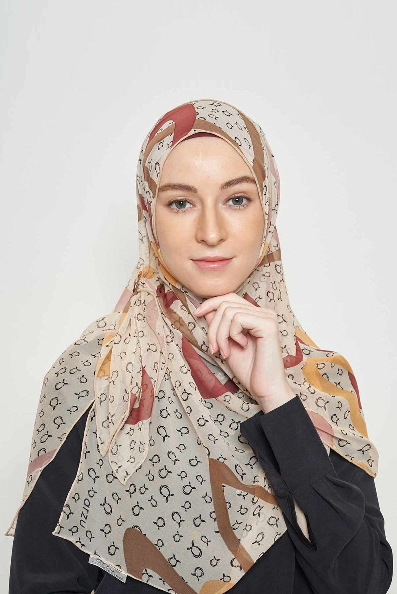 a-motion scarf CREPE SILK