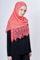 text -- textured lush coral