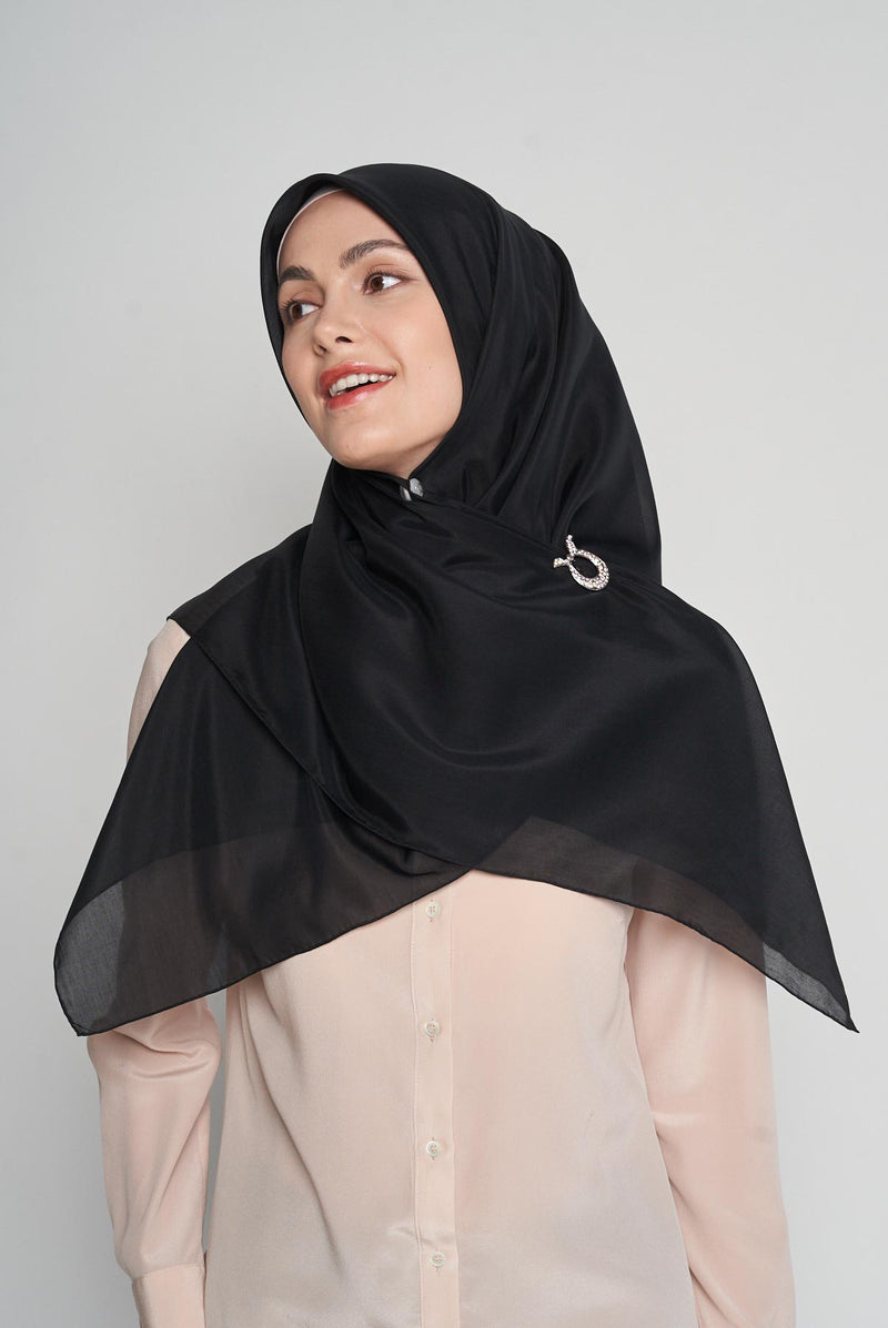 text -- lustrous sophisticated black