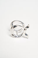 text -- silver ring