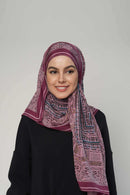 graphic fantasy scarf CREPEDECHINE