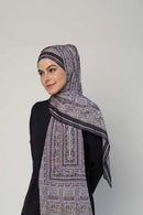 graphic fantasy scarf CREPEDECHINE