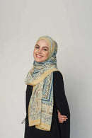 graphic fantasy scarf CREPEDECHINE