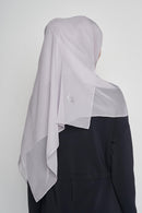 text -- crepe silk grey lilac