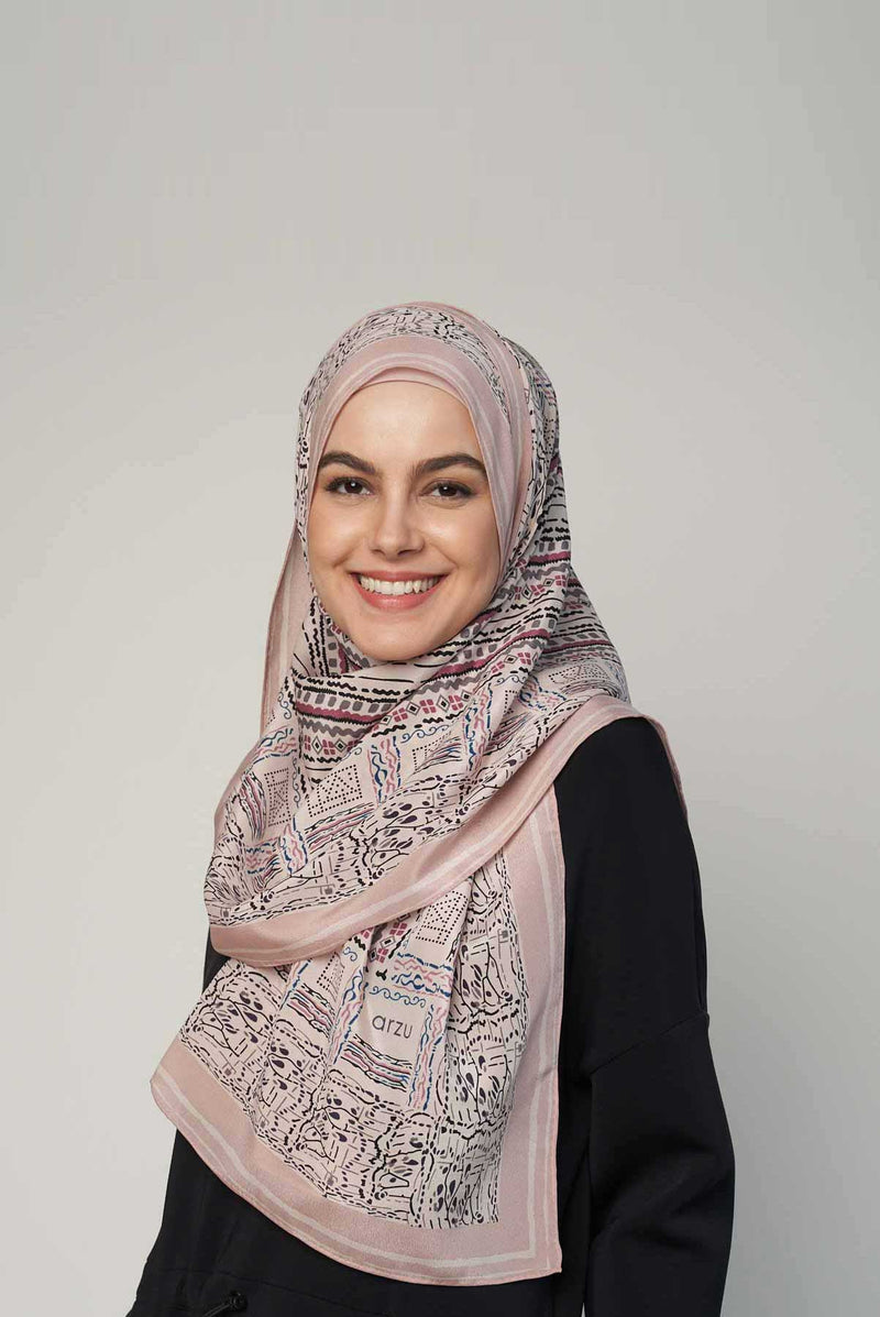graphic fantasy scarf CREPEDECHINE