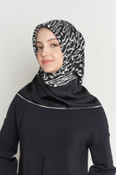 text -- shimmering thumbprint sophisticated black