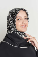 text -- shimmering thumbprint sophisticated black