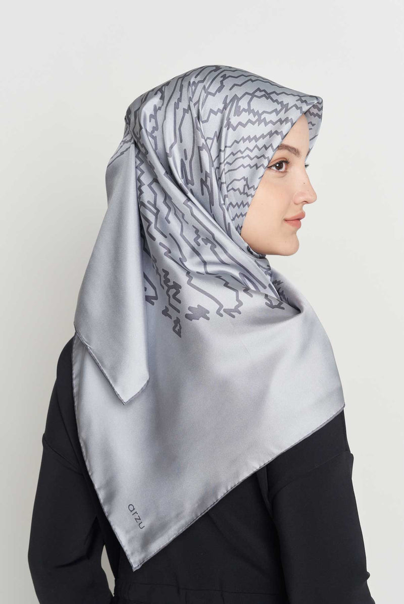 text -- shimmering thumbprint modern grey