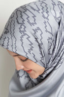 text -- shimmering thumbprint modern grey