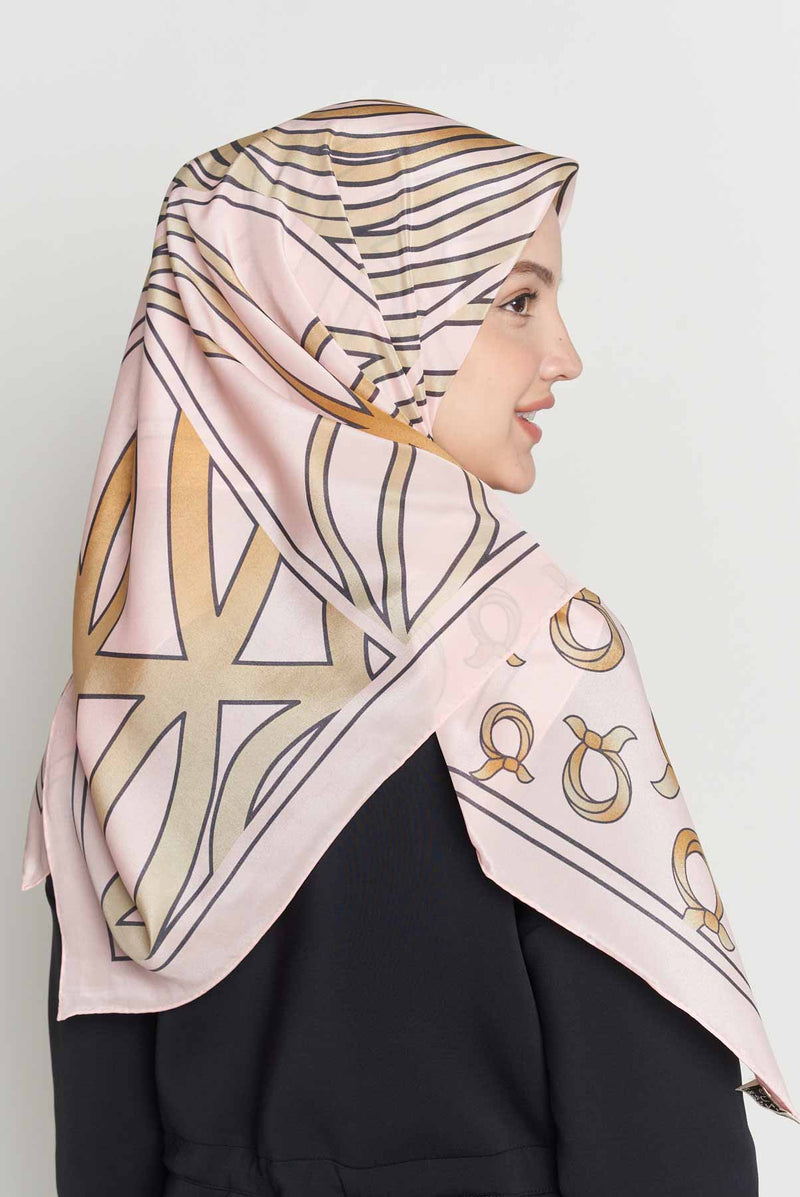 text -- arabesque ladylike pink