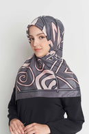 text -- arabesque slate grey