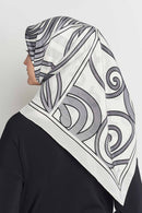 text -- arabesque porcelain white