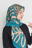 text -- arabesque really teal