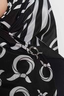 text -- arabesque sophisticated black