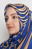 text -- arabesque royal blue