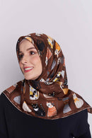 cats of the world square TWILL SILK