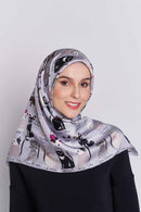 cats of the world square TWILL SILK