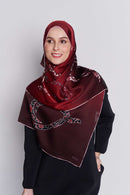 text -- arzu knot crimson red