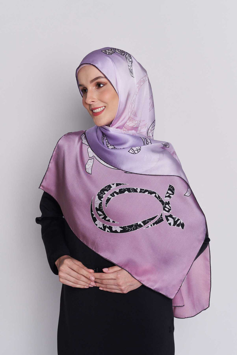 text -- arzu knot purple