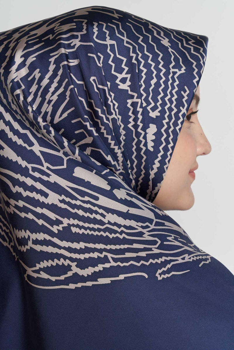 text -- shimmering thumbprint midnight navy