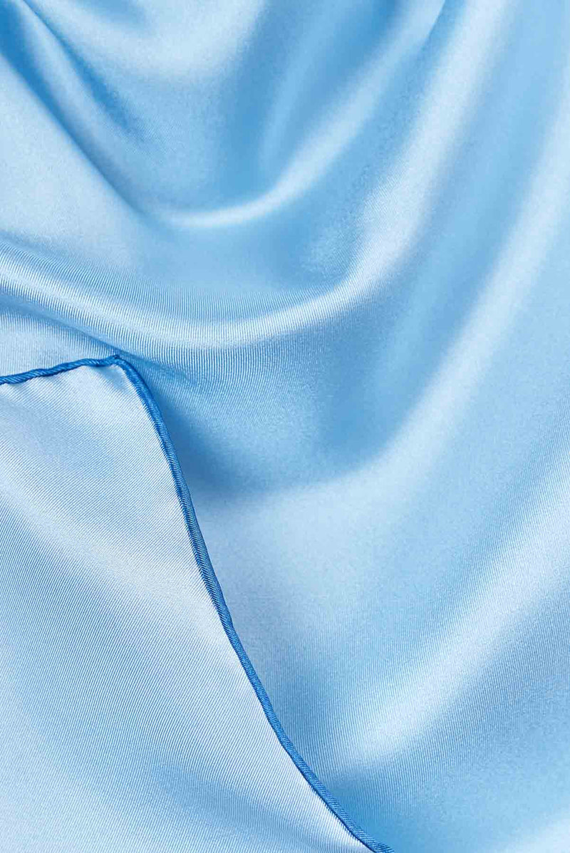 text -- shimmering baby blue cerulean piping