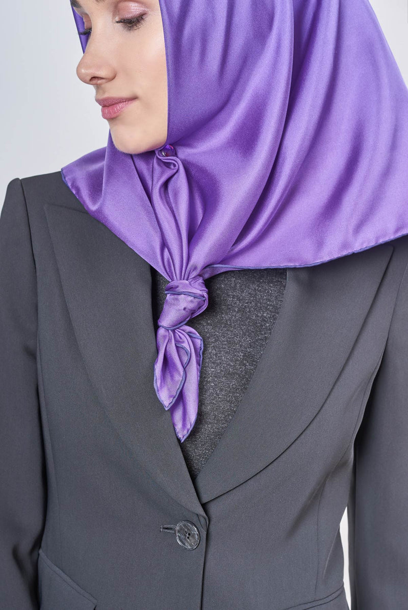 text -- shimmering purple deep purple piping