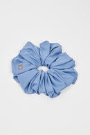 text -- scrunchie true blue