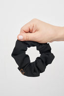 text -- scrunchie sophisticated black
