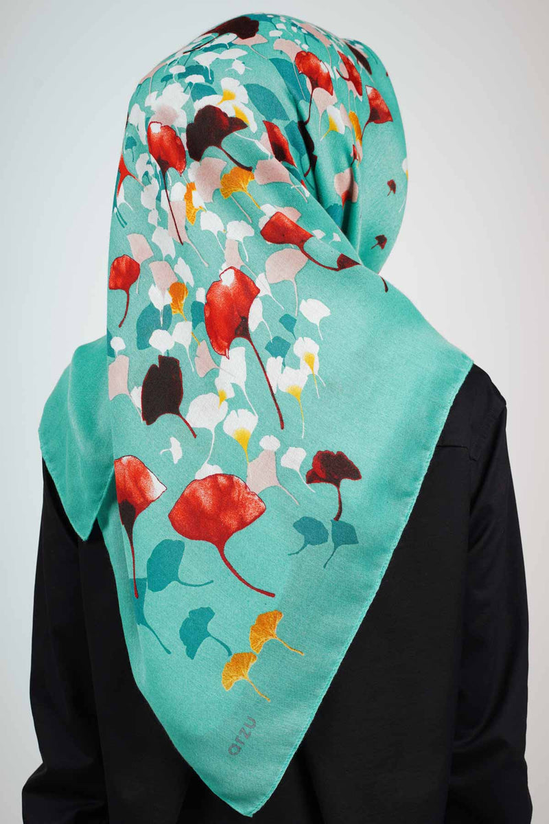 text -- sakura turquoise