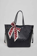 text -- taupe red twilly