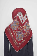 text -- ottoman reigning red