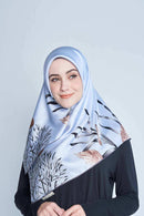 the siren square TWILL SILK