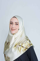 the siren square TWILL SILK