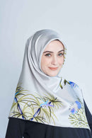 the siren square TWILL SILK