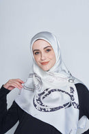 every knot has a silver lining square TWILL SILK Large