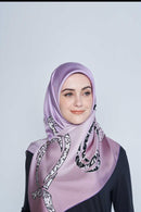 every knot has a silver lining square TWILL SILK Large