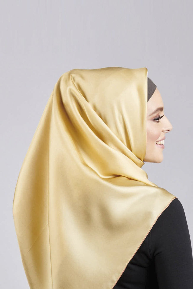 feels like a dream square (Piping) TWILL SILK Large